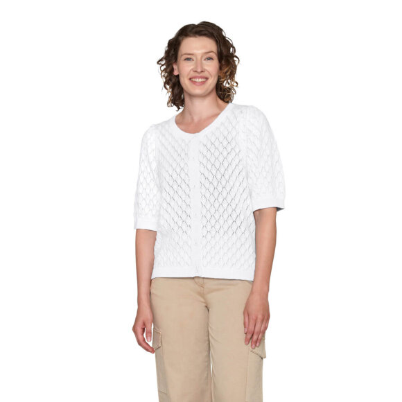 Brandtex - Brandtex Cardigan hvid