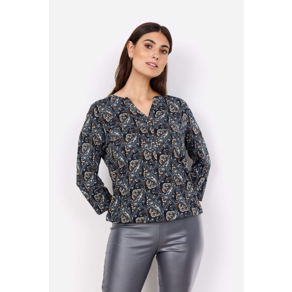 Soyaconcept  - Soyaconcept Bluse Grå Mix