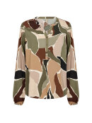 Soyaconcept  - Soyaconcept Bluse Army/Brun Mix