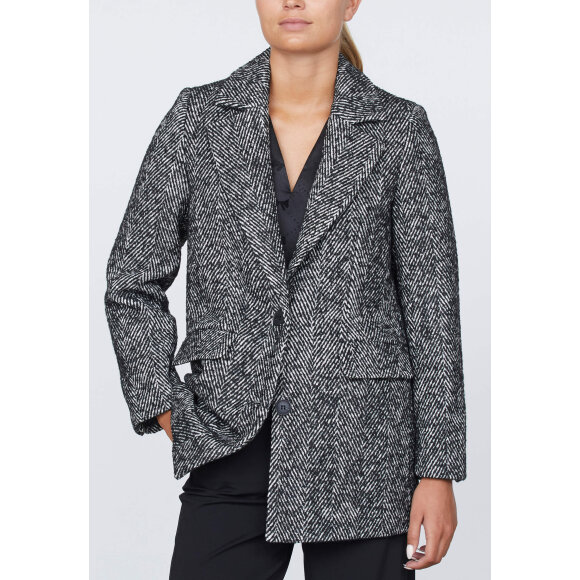 love & divine - Love & Divine Jakke/Blazer Sort/Hvid