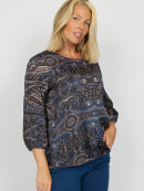 2-Biz - 2-Biz bluse Navy/Brun Mix