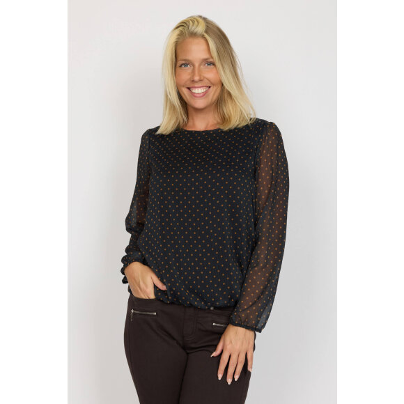 2-Biz - 2-biz bluse marine/brun