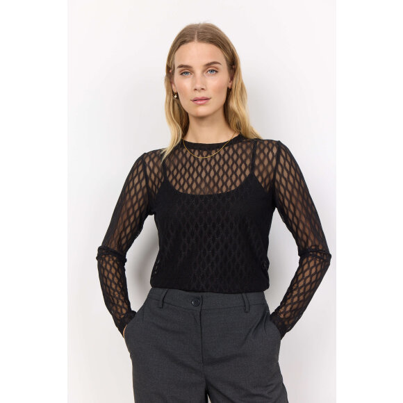 Soyaconcept  - Soyaconcept bluse mesh sort