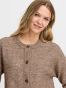 FRANSA - Fransa cardigan melange sand