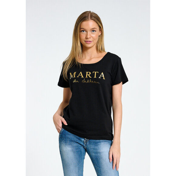 MARTA - Marta T-shirt sort