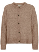 FRANSA - Fransa cardigan melange sand