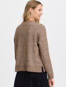 FRANSA - Fransa cardigan melange sand