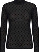 Hype The Detail  - Hype The Detail mesh bluse turtle neck