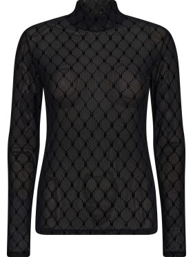 Hype The Detail  - Hype The Detail mesh bluse turtle neck