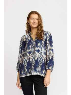 2-Biz - 2-Biz bluse blå mix